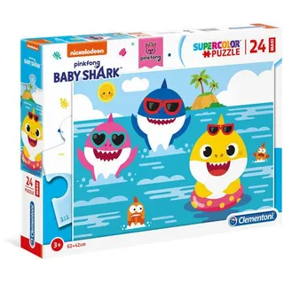 Puzzle maxi 24 elementy. Supercolor. Baby Shark