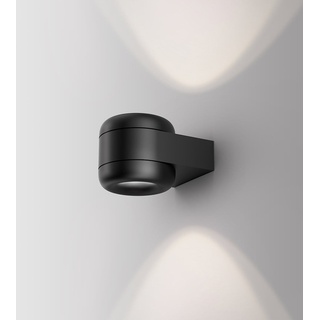 serien.lighting Cavity S Wandleuchte extra-warmweiß (2700 K) | schwarz | Triac dimmbar (für 3-adrige Netzleitung)