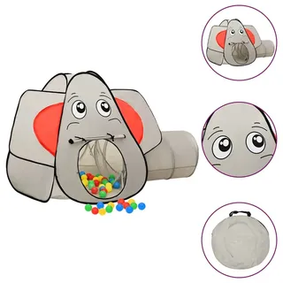 Kinderspiel Zelt Elefant 174x86x101 cm Grau