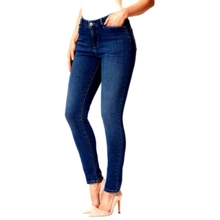 STOOKER WOMEN Slim-fit-Jeans Florenz Damen Stretch Jeans Hose - Slim Fit Style - Blue black 36