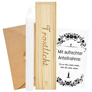 Trostlicht-Trauerkerzen,Stabkerze mit Spruch,Trauerkerze,kerze trauer