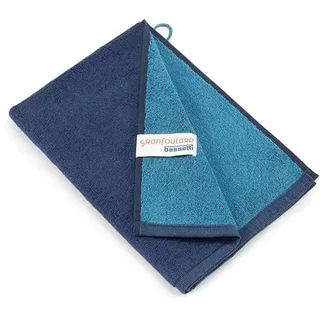 Bassetti NEW Shades Gäste-Handtuch aus 100% Baumwolle in der Farbe Blau B1, Maße: 40x60 cm - 9328121
