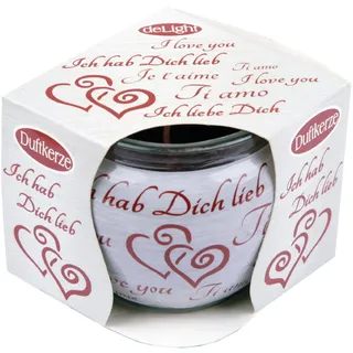 HS Candle Duftkerze 22 Std. rot