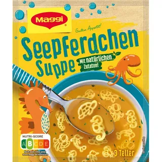 MAGGI Fertiggericht, Maggi Guten Appetit Seepferdchen Suppe mit natürlichen Zutaten 55g