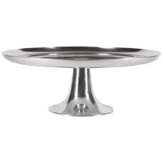 Home4Living Dekoschale Obstschale Blumenschale Dekoschale Ø 52cm modern Alu poliert silberfarben