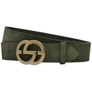 AnnaMatoni Damengürtel Leder 4cm grün 110