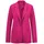 Damenblazer mit Reverskragen und Paspeltaschen in pink Gr 44