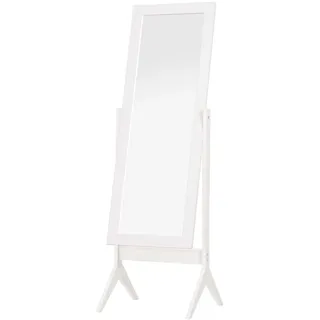 Homcom Standspiegel 47 x 148 cm Weiß
