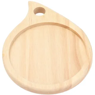 Rundes Holzschneidebrett Für Camping, Multifunktionales Schneidebrett Für Obst Und Snacks
