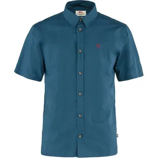 Fjällräven Övik Lite Kurzarmhemd Blau M