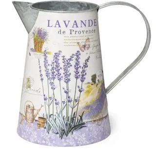 Moritz Deko Gießkanne 19 cm Lavendel-lila – Lavande de Provence Aquarell