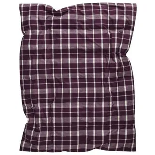 Gant Bettwäsche Gant Home Einzelbettbezug mit Reißverschluss Flannel Check Deep Plum (
