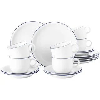 SELTMANN WEIDEN Compact Kaffeeservice 18-tlg. Blaurand
