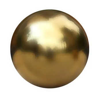 FxaumsGxuk Edelstahl Spiegelkugel, Gartendeko Kugel, Gold Hohlkugel, Edelstahl Dekokugel, Hochglanzpolierte Hohlkugel, Spiegelnde Gartenkugel, Gazing Ball Für Rasen Im Freien, Teich, Yard, Polierte