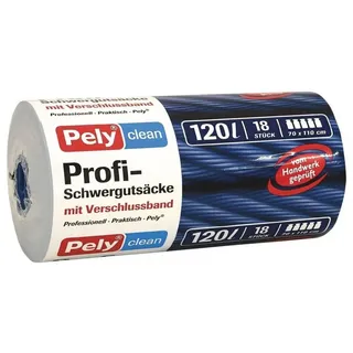 Pely 18 Schwerlast-Müllsäcke 120 L blau blau, 70x110 cm