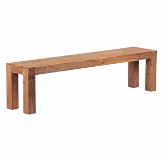 möbelando Sitzbank Esszimmer Sitzbank MUMBAI Massiv-Holz Akazie 180, Esszimmer Sitzbank MUMBAI Massiv-Holz Akazie 180 x 45 x 35 cm Holz-Bank Natur-Produkt Küchenbank im Landhaus-Stil braun