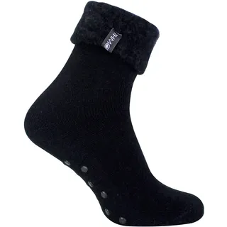 THMO Kuschelsocken Herren für Winter Weich Flauschig Warm Bettsocken | Fleece Thermosocken - 39-45