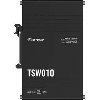 Teltonika TSW010 DIN Rail Ethernet Switch 5-Port 10/100Mbps