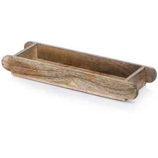 Marrakesch Orient & Mediterran Interior Vintage Tablett aus Holz Ralio 40cm