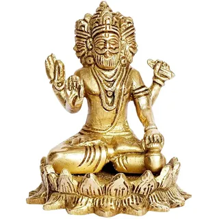 gangesindia 'Lord Brahma' creater of Universe – Messing Statue