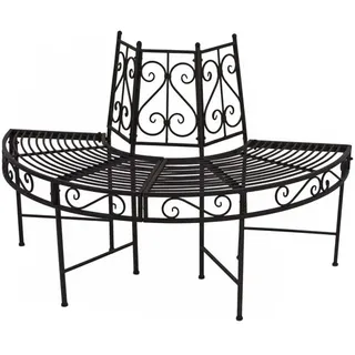 Garden Pleasure Baumbank-Hälfte Ø 122 cm rost