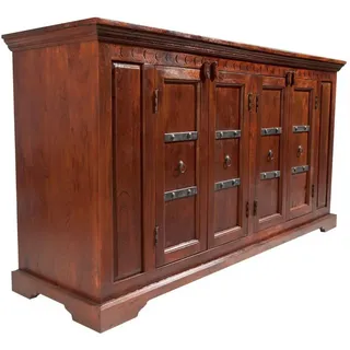 Massivmoebel24 Sideboard 171 x 90 x 50 cm Braun