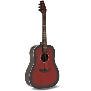 Applause Akustikgitarre - Jump Slope Shoulder D Gloss - Decke massive Fichte - Boden Ovangkol - Cherry Burst hochglanz - AAS-69-CB