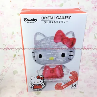 Hanayama Crystal Gallery 3D Puzzle Hello Kitty 36 Teile 76289 Japan Import