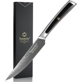 Sunnecko 12,7cm Damast Steakmesser Allzweckmesser