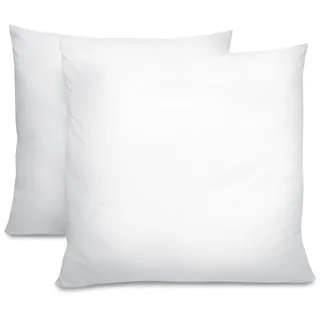 Beautissu BeauNuit UK Kopfkissen 80 x 80 cm Weiß