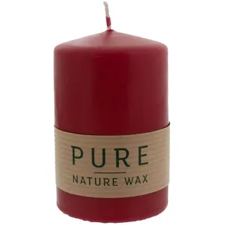 PURE Natural Wax Kerze - Karminrot 90x60