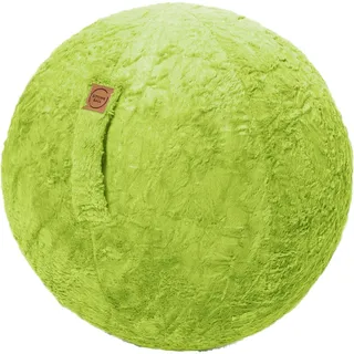 Sitting Ball Fluffy Grün