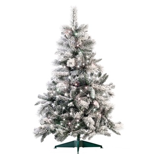 Künstlicher Weihnachtsbaum im Schneedesign, 180 cm, mit 300 LEDs