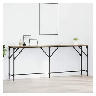 vidaXL Konsolentisch 200 x 29 x 75 cm Eiche