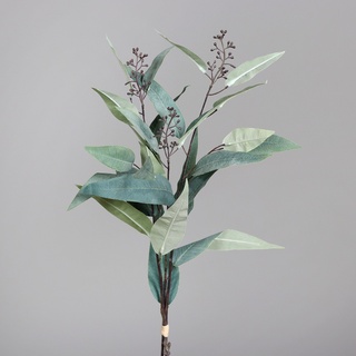 Kunstpflanze Eukalyptus-Zweig (H 55 cm) - grün