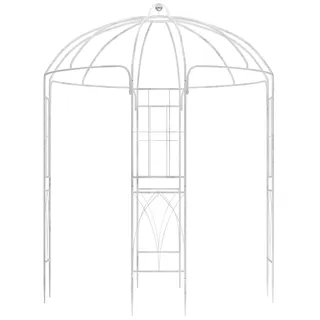 CLP Rosenbogen mit Rankhilfe 270 x 200 cm Weiß
