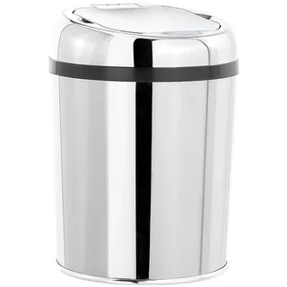 Infactory Mülleimer 3 l Silber