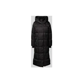 Steppmantel mit Kapuze, Black, 36