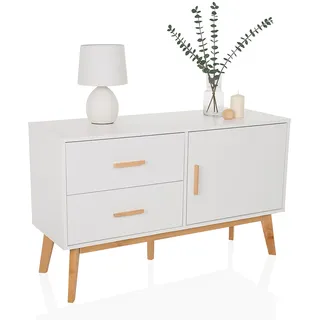hjh living Sideboard 120 x 72 x 40 cm Weiß