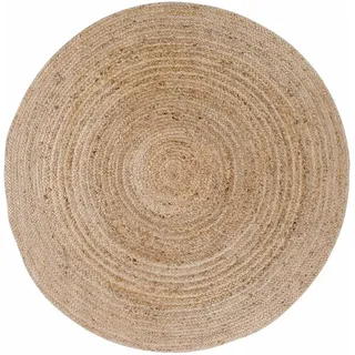 House Nordic Bombay Juteteppich 180 x 180 cm Beige