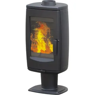 Plamen Kaminofen Design-Gusskaminofen Aria schwarz, raumluftunabhängig, 8.0 kW schwarz