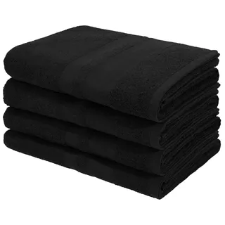 OTTO home Vanessa Handtuchset 4-tlg. schwarz