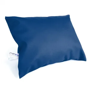 Sport-Tec Kopfkissen, Couchkissen, Therapiekissen, Sitzkissen, Stützkissen aus Kunstleder, 45x35x9 cm, Delft - Sapphire
