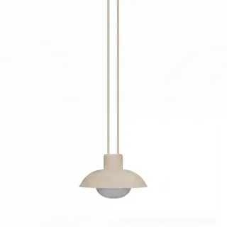 LED Akku Pendelleuchte dimmbar Beige IP54 3000 K rund Ø20 cm Hängelampe Außen