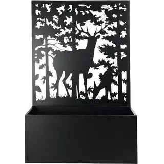 Pflanzkübel Blumenkasten Esschert’s Garden Metall 100 x 39 x 140,5 cm schwarz