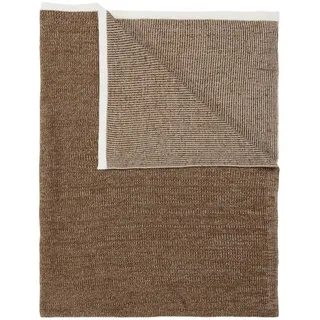 Marc O'Polo Plaid, Braun, Textil, Uni, 130x170 cm, Oeko-Tex® Standard 100, Wohntextilien, Decken, Plaids