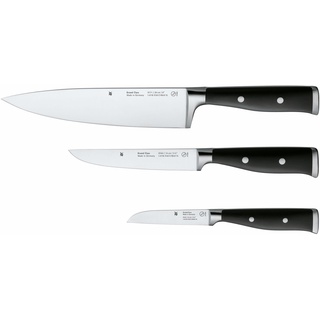 Messer-Set WMF "Grand Class" Kochmesser-Sets schwarz (edelstahlfarben, schwarz) Küchenmesser-Sets