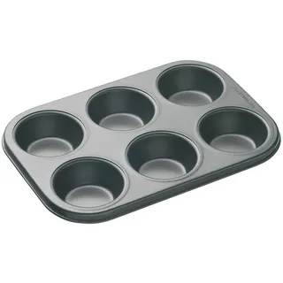 KitchenCraft MasterClass Muffinblech 6-Loch 27 x 18 cm