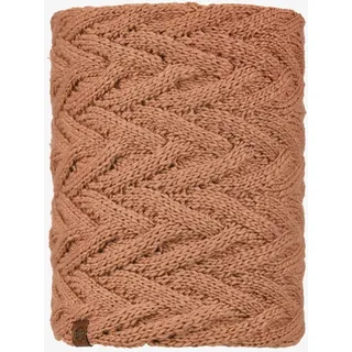 Buff Knitted & Fleece Neckwarmer Caryn Schlauchschal rosewood