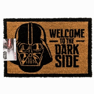 Fußmatte Türmatte Star Wars Darth Vader Welcome to The Dark Side, Star Wars, Rechteckig, Höhe: 2,5 mm braun